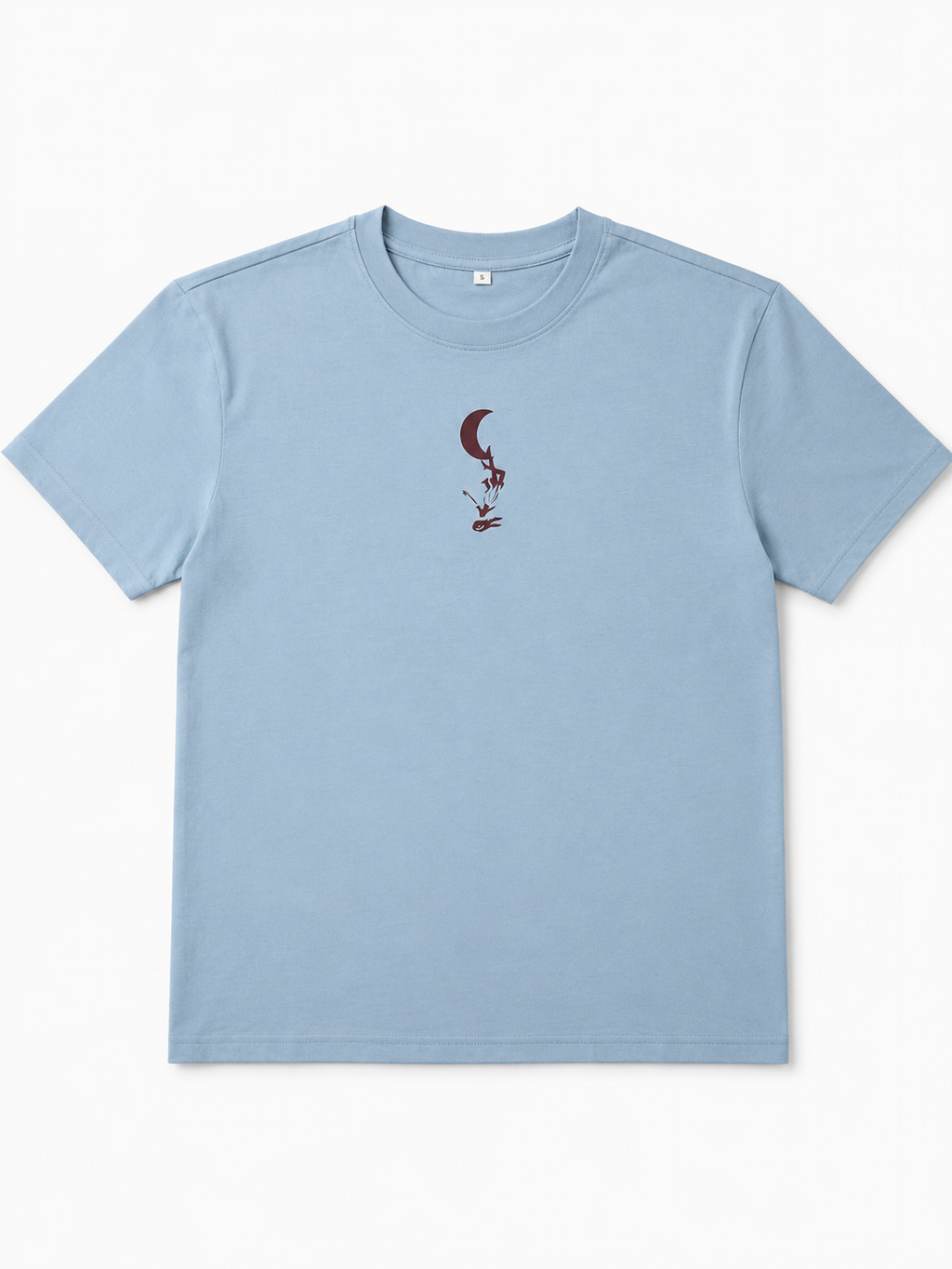 T-shirt muna azzurra
